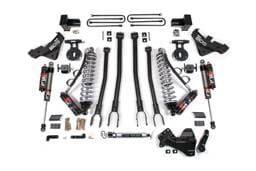 BDS 2023-2026 Ford F250/350 4wd 5" 4-Link Suspension Lift Kit, 3" Rear, Block (W/O Overload), Diesel - Fox 2.5 PES C/O Front, Fox 2.5 PES Rear Shocks