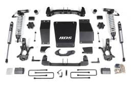 BDS Suspension X - 14-18 GM 1500 4wd 4"w/Blk Alum/Stamp DSC - BDS713FDSC