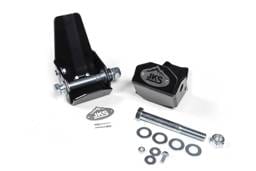 BDS Suspension 2021-2025 Ford Bronco - Rear Lower Shock Skid/Roost Guard (Black Struts/Coilover - JKS8309