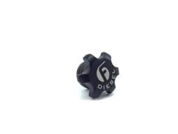 Fleece Performance 13-18 Dodge Cummins Black Anodized Billet Fuel Cap - FPE-FC-1316-BLK