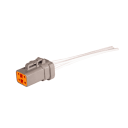 Fleece Performance 03-05 Dodge Ram 2500/3500 Cummins Valve Cover Injector Pigtail (4-Pin) - FPE-HAR-CUMM-INJ-0305-PT