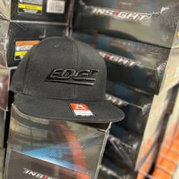 Edge Black Snapback Flat Bill Edge Products Hat