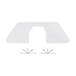 HSP Hood Latch Plate For 19-22 Dodge Cummins 5th Gen 6.7L-Polar White HSP Diesel