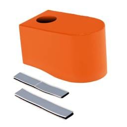 HSP 01-19 Chevrolet/GMC Duramax Brake Fluid Reservoir Cover M and M Orange HSP Diesel