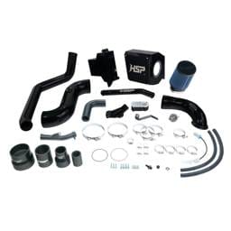 HSP Deluxe No Bridge/Cold Side Bundle Kit For 2007.5-2010 Chevrolet/GMC-Silk Satin Black HSP Diesel