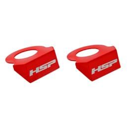 HSP Coil Spring Show Plate For 06-22 Ford Powerstroke-Flag Red HSP Diesel