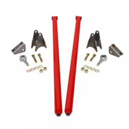HSP 75 Inch Universal Traction Bars For Offset Leafspring 4 Inch Axle-Flag Red HSP Diesel