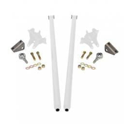 HSP 80 Inch Universal Traction Bars For Inline Leafspring 4 Inch Axle-Polar White HSP Diesel