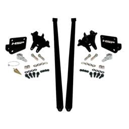 HSP Traction Bars For 2017.5-2022 Ford Powerstroke 6.7 Liter F350 SRW Crew Cab Long Bed-Silk Stain Black