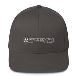 KRYPTONITE FLEX FIT HAT - Dark Grey, Small/Medium
