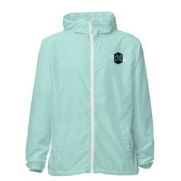 KRYPTONITE 'RACING DIVISION' MNT WINDBREAKER - Aqua/White Zipper, 3XLarge
