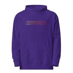 KRYPTONITE 'RETRO SUNSET' HOODIE - Purple, Small
