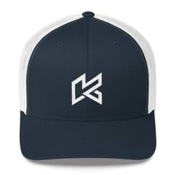 KRYPTONITE "K" HAT - Navy/ White