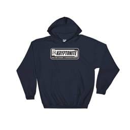 Kryptonite Patch Hoodie - Navy, Medium