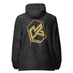 KRYPTONITE 'DRIPPING GOLD' WINDBREAKER - Black Camo, 2XLarge