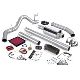 Banks Power 99-00 Dodge 5.9L Ext Cab Stinger System - SS Single Exhaust w/ Black Tip - 49366-B
