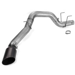 Banks Power 19-23 Dodge Ram Mega Cab 6.7L Cummins Monster Exhaust - SS Single Exhaust w/ Black Tip - 49799-B