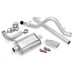 Banks Power 07-11 Jeep 3.8L Wrangler - 2dr Monster Exhaust System - SS Single Exhaust w/ Chrome Tip - 51321