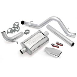 Banks Power 12-15 Jeep 3.6L Wrangler (All) - 4dr Monster Exh Sys - SS Single Exh w/ Chrome Tip - 51343