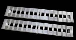 Gen-Y Heavy-Duty 8ft Aluminum Foldable Loading Ramps 15in x 96in 3K Capacity Per Ramp - Pair - GH-102595