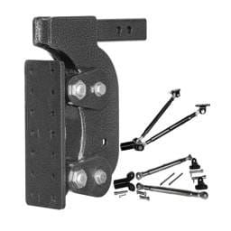 Gen-Y The Boss Torsion-Flex Pintle Plate 2in Shank 12.5in Drop 16K Hitch w/GH-0100 Stabilizer Kit - GH-1401