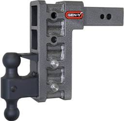 Gen-Y Mega Duty 2.5in Shank 9in Drop 3.5K TW 32K Hitch w/GH-0161 Dual-Ball/Pintle Lock - GH-1624