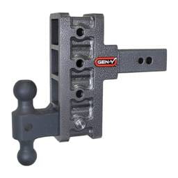 Gen-Y Mega Duty 2.5in Shank 6in Offset Drop 3.5K TW 32K Hitch w/GH-0161 Dual-Ball - GH-1914