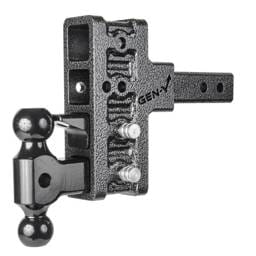 Gen-Y Mega Duty 2in Shank 5in Offset Drop 2K TW 16K Hitch w/GH-051 Dual-Ball/GH-032 Pintle Lock - GH-224