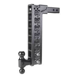 Gen-Y Mega Duty 2in Shank 17.5in Drop 10K Hitch w/GH-031 Dual-Ball w/GH-0100 Stabilizer Kit - GH-318