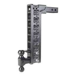 Gen-Y Mega Duty 2in Shank 17.5in Drop 10K Hitch w/Dual-Ball/Pintle Lock/Stabilizer Kit - GH-328