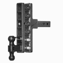 Gen-Y Mega Duty 2in Shank 7.5in Offset Drop 10K Hitch w/GH-031 Dual-Ball/GH-032 Pintle Lock - GH-426