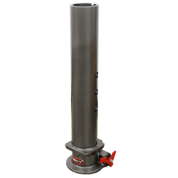 Gen-Y Viking 4in Round Tube Gooseneck Static Hitch w/SnapLatch 2-5/16in Coupler 8.5K TW 30K - GH-7102