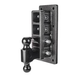 Gen-Y Mega Duty 2.5in Bolt-On 9in Drop 3K TW 21K Hitch w/GH-061 Dual-Ball/GH-062 Pintle Lock - GH-724