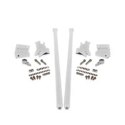 HSP 2001-2010 Chevrolet / GMC 75 inch Bolt On Traction Bars 3.5 inch Axle Diameter Polar White