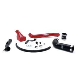 HSP 2006-2010 Chevrolet / GMC Billet Forward Facing Thermostat Housing Kit Flag Red