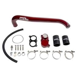 Wehrli 2001-2005 LB7/LLY Duramax Top Outlet Billet Thermostat Housing and Upper Coolant Pipe Kit