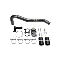 Wehrli 2006-2010 LBZ/LMM Duramax Top Outlet Billet Thermostat Housing and Upper Coolant Pipe Kit
