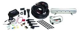 Air Lift Performance 3H (3/8 Air Line 4 Gal 7-Port  Raw Aluminum Tank VIAIR 444C Comp) - 27699
