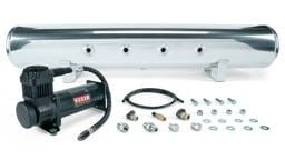 Air Lift 5 Gal. Polished Tank w/ Viair 444b Blk Compressor (Incl. Fittings & Mounting Hardware) - 27808