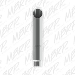 MBRP Exhaust 1 pc Stack 6" Angle Cut 36" Mirror Polished T304, 5" inlet B1660