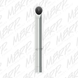 MBRP Exhaust 1 pc Stack  4" Turn Out  36" Mirror Polished T304 B1430