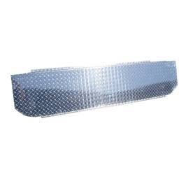 MBRP Exhaust Checker Plate Cover to Conceal "T" Pipe in Bed BB0003