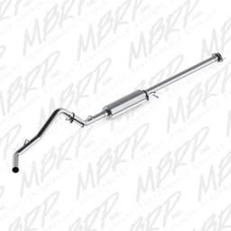 MBRP 2007-2008 Chev/GMC 1500 CC EC 6ft6in bed 4.8/5.3L 3in Cat Back Single Side AL P Series Exhaust - S5036P