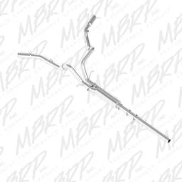 MBRP 14 Chevy/GMC 1500 Silverado/Sierra 4.3L V6/5.3L V8 Dual Split Side Alum 3in Cat Back Exhaust - S5082AL