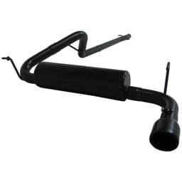 MBRP Exhaust 2 1/2" Cat Back, Single Side, Black Coated S5502BLK