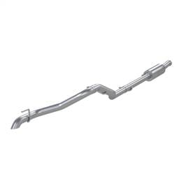 MBRP 2020 Jeep Gladiator 3.6L 2.5in Single Rear Exit Cat Back Exhaust - Aluminized (Off-Road) - S5537AL