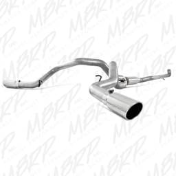 MBRP Exhaust 4" Down Pipe Back, Cool Duals, Off-Road (includes front pipe), AL S6006AL