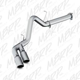 MBRP Exhaust 4 Filter Back, Dual Outlet Single Side, AL S6027AL