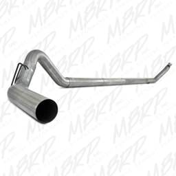 MBRP Exhaust 4" Turbo Back, Single Side (94-97 Hanger HG6100 req.) - no muffler S6100PLM