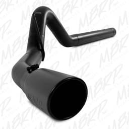 MBRP Exhaust 4" Filter Back, Single Side Exit, Black Coated S6120BLK